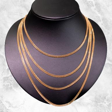 アクセサリー Kihei Necklace Gold FAIRY CULLET 18k Solid Gold Necklace, 18k Yellow Gold Kihei