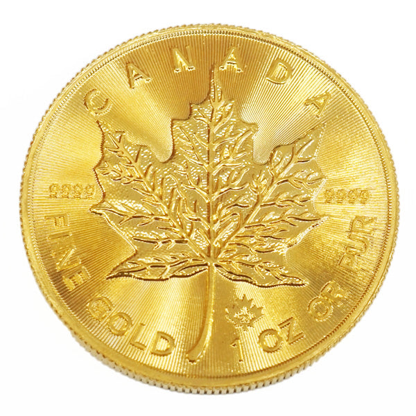 [保証書・カプセル付き] 2023年 (新品) カナダ「メイプルリーフ」純金 1/10オンス 金貨