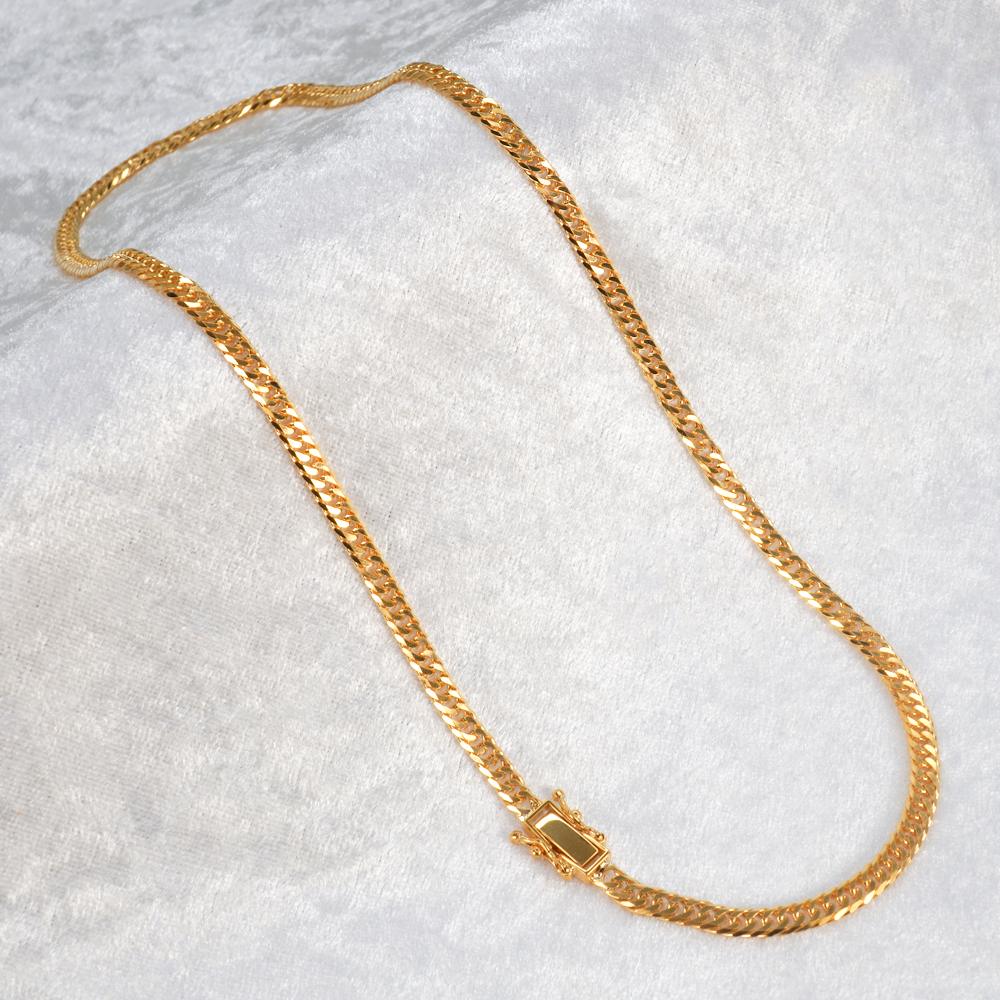 本日限定価格:美品30g【K24】ネックレス純金 新品N/新品】 純金 喜平 W6面 50cm 30g キヘイ ダブル6面 6面