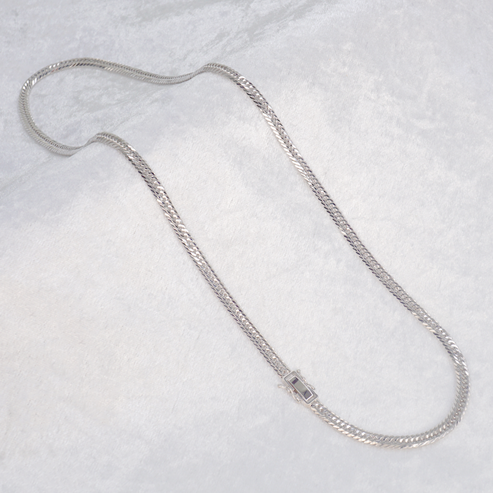 【CERNUCCI】925 STERLING シルバー キューバ ネックレス CERNUCCI】925 STERLING シルバー キューバ ネックレス