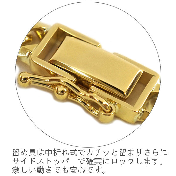 喜平ネックレス 6面W 60cm 金ネックレス 中折れ式留め具 刻印