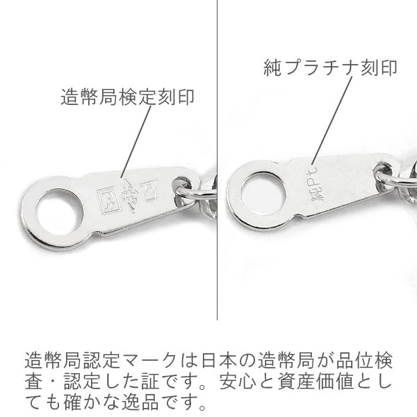 純プラチナ 喜平 ネックレス キヘイ 六面 W6面 Pt1000 16g 6面ダブル