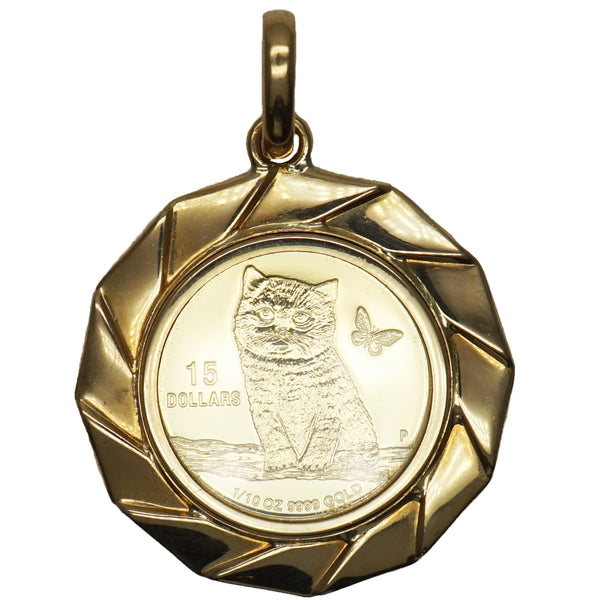 中古AB/使用感小】 キャットコイン 2020年 ツバルキャット 1/10オンス