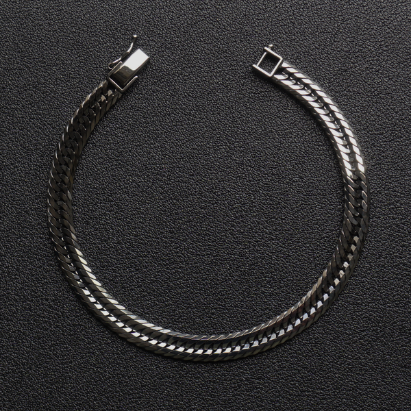 K18 ブラック 喜平 ブレスレット T12面 20cm 20g キヘイ 12面トリプル