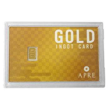 Gift Card Pure Gold 1g Apure Premium Gift Card Celebration Souvenir Present Gold Pure Gold Card 24K Ingot-1g-2 