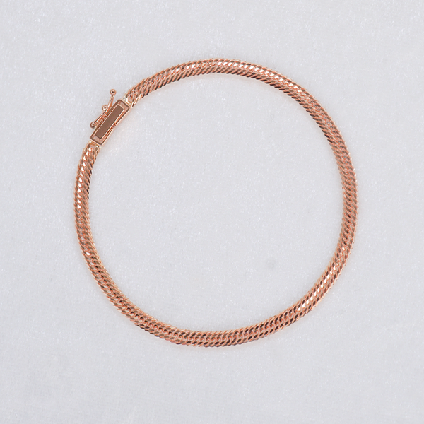 新品N/新品】 喜平 ブレスレット ローズゴールド K18 トリプル12面