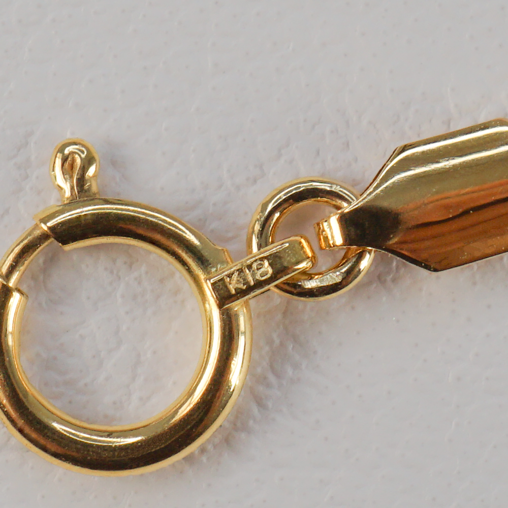 18金 K18 ネックレス スネーク チェーン 40cm 幅1.5mm 18金 K18 ネックレス スネーク チェーン 40cm 幅1.5mm