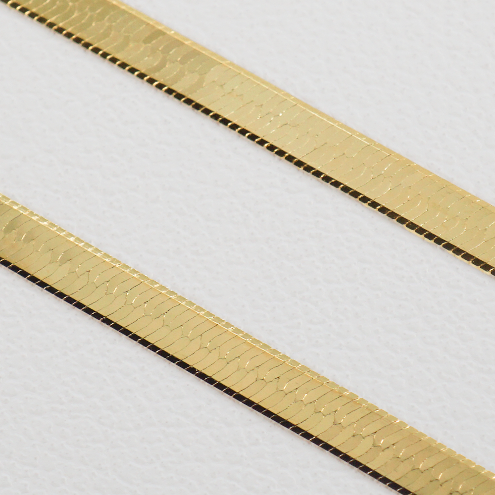 18金 K18 ネックレス スネーク チェーン 40cm 幅2.3mm レディース 18金 K18 ネックレス スネーク チェーン 40cm 幅2.3mm レディース