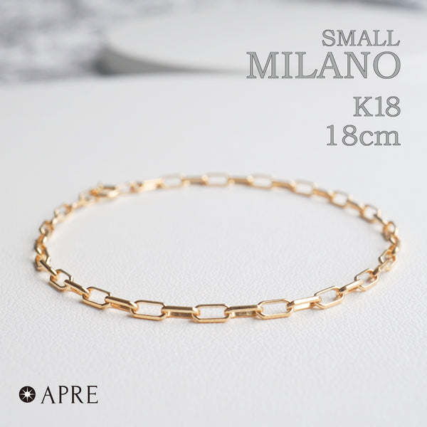 【新品未使用】K18 イエローゴールド　ブレスレット AU750刻印　18cm k18-sm-18cm-b-2_1_e400a9dd-