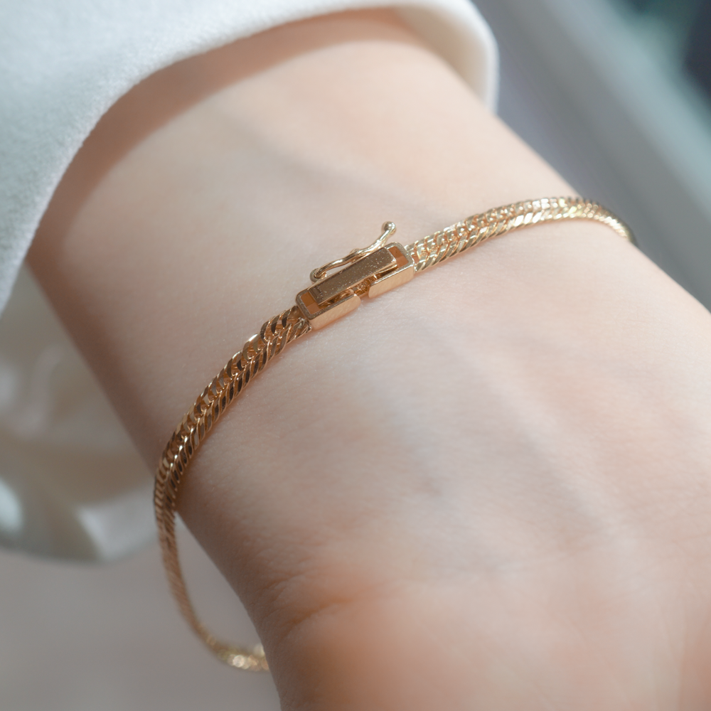 喜平 T12面 17cm 4g キヘイ 12面トリプル トリプル12面 十二面 18金 喜平 T12面 17cm 4g キヘイ 12面トリプル トリプル12面 十二面 18金