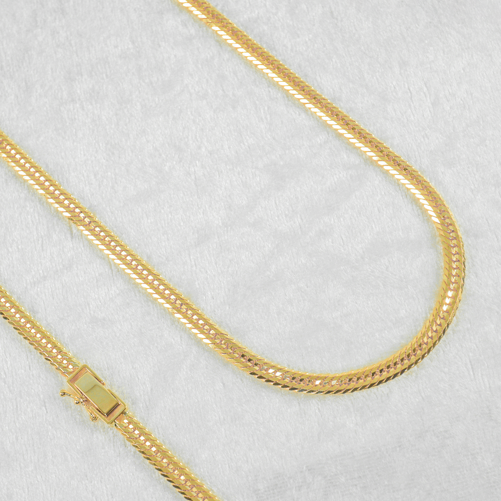 喜平 ネックレス 750 トリプル12面 50cm 25g キヘイ 12面トリプル 十二