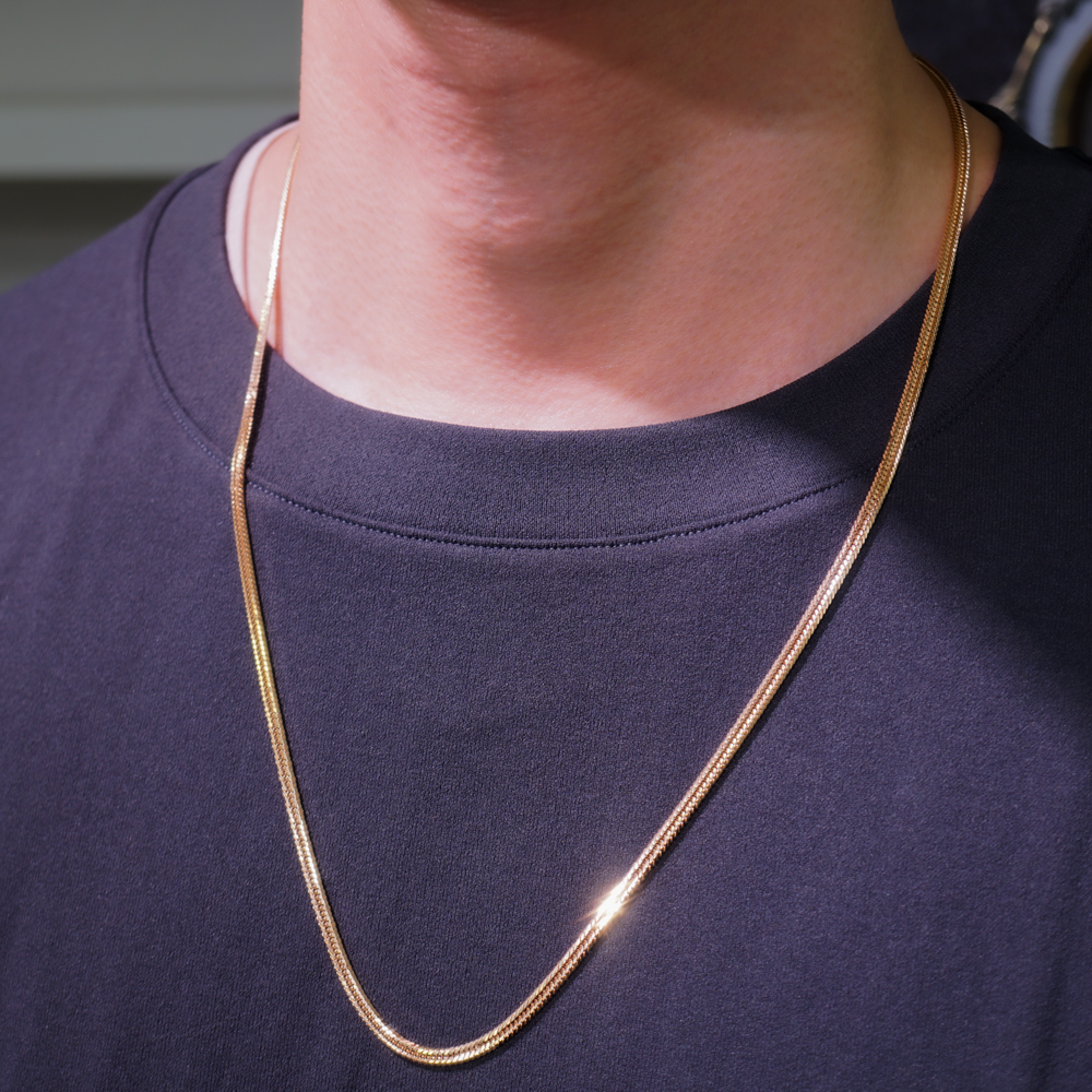 喜平 ネックレス K18 トリプル12面 65cm 16g 造幣局検定刻印 K18YG 喜平 ネックレス K18 トリプル12面 65cm 16g 造幣局検定刻印 K18YG