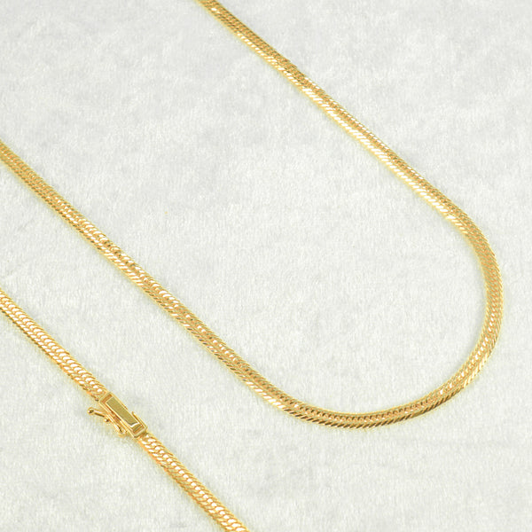 喜平 ネックレス K18 トリプル12面 65cm 16g 造幣局検定刻印 K18YG