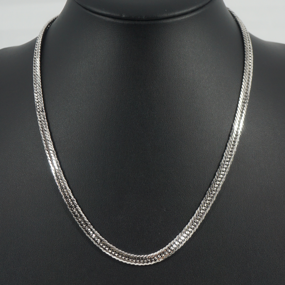 30g Pt850 喜平12面トリプルネックレス プラチナチェーン Y04669 プラチナ喜平 トリプル12面 50cm 50g キヘイ 12面トリプル 十二