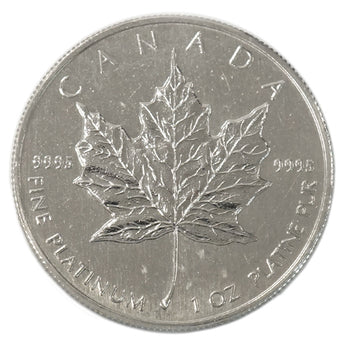 [Used B/Standard] Pure Platinum Coin Maple Leaf 1oz 1oz Random Year Canada Platinum Bullion Mold Maple Leaf Pt999 Platinum Coin Coin
 pt999-1oz-cana-b