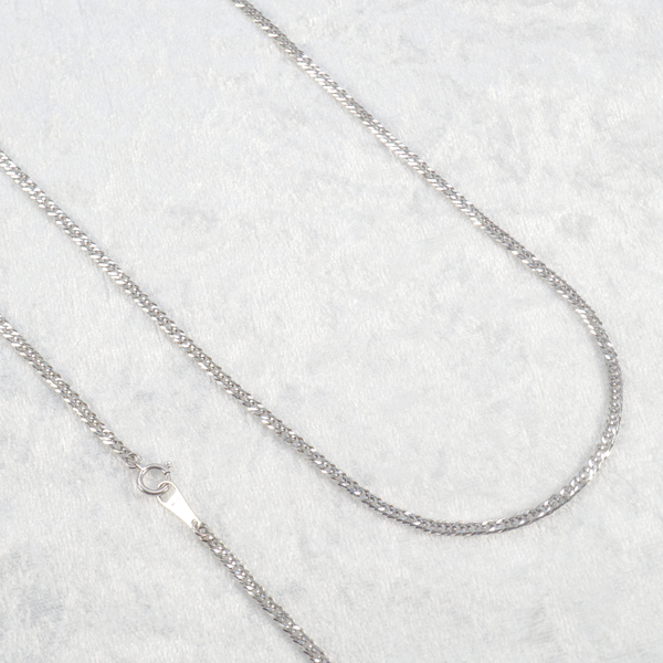 純プラチナ 喜平 W12面 55cm 11g 造幣局検定マーク キヘイ チェーン