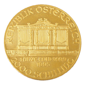 【中古SA/極美品】 24金 ウィーン金貨 1オンス 1oz オーストリア コイン 硬貨 貨幣