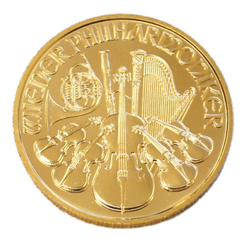 [Used SA/Extremely Good Condition] 24K Vienna Gold Coin 1/4oz 1/4oz Random Year Austria Coin Coin Coin