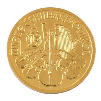 [Used SA/Extremely Good Condition] 24K Vienna Gold Coin 1/10oz Random Year Austria Coin Coin Coin