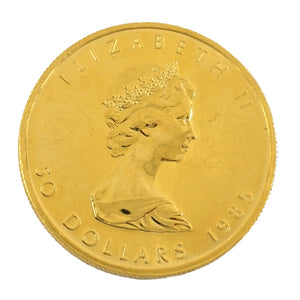 【中古B/標準】 24金 メイプルリーフ 金貨 1オンス 1oz ランダムイヤー カナダ 地金 純金 K24 メープルリーフ コイン 硬貨 貨幣