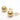 [New N/New] K18 Mirror Cut Ball Earrings Diameter 10mm 18K Gold K18YG Women's Earrings
 K18-cut