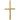 クロス 十字架 クロス彫り 18金 男女兼用 K18YG ペンダントトップ   alap-20