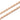18金 小豆 チェーン 45cm 4面カット K18PG ピンクゴールド レディース ネックレス - 喜平 | APRE