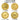 【中古C/使用感大】 24金 おまとめ金貨 計31.1g 計1オンス ランダムコイン 純金 K24 コイン 貨幣  
 k24-random-1oz