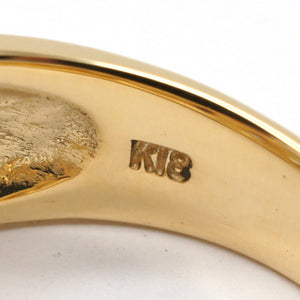 ミラーカットリング(M) K18YG リング・指輪 12号  kap-400