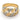 Mirror cut ring (L) combination K18YG Pt900 ring size 18 kpap-1200 